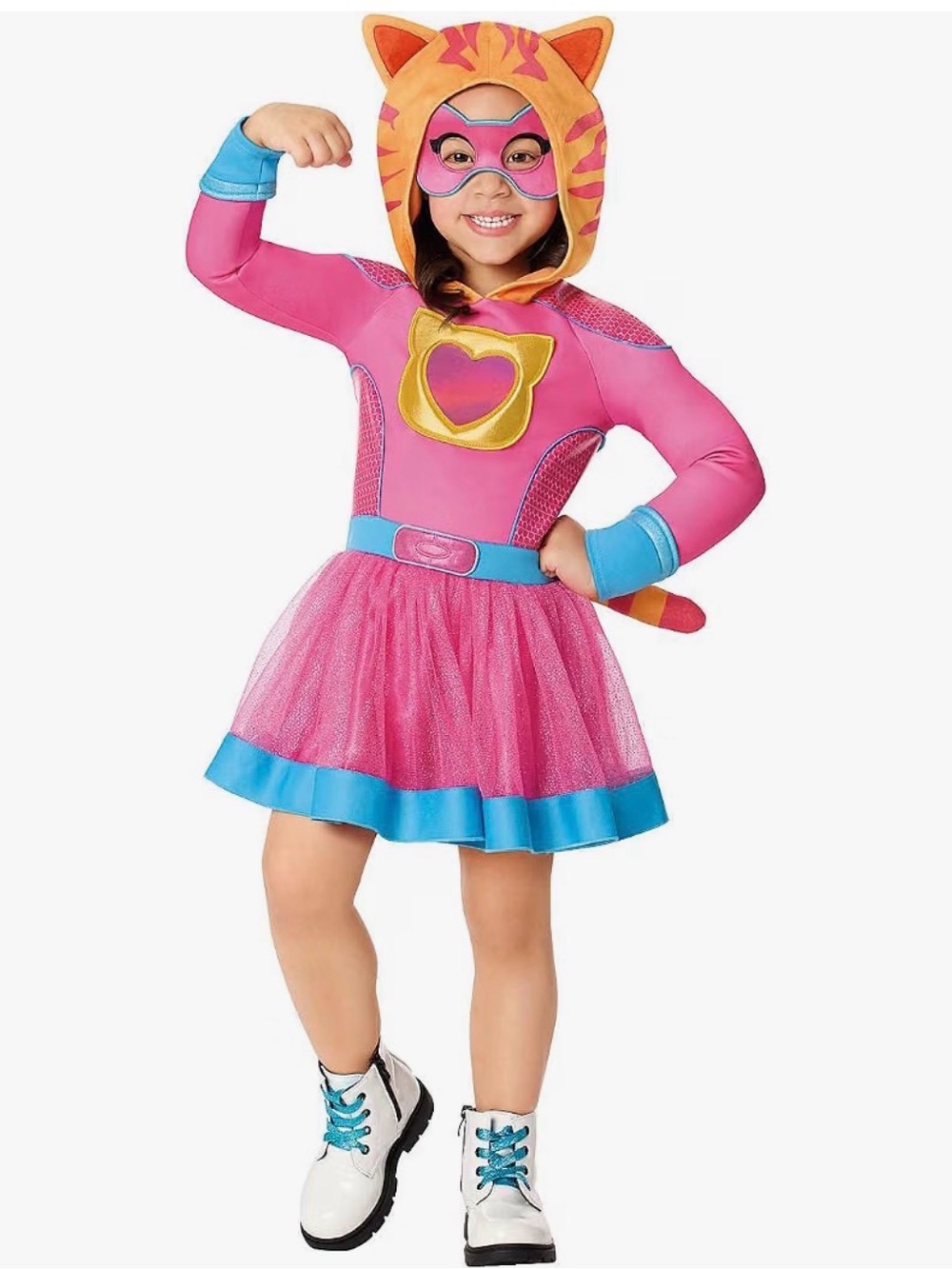 Superkitties Spirit Halloween Ginny Costume Size 3-4T No Mask